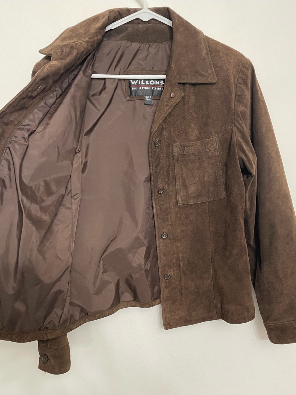 Wilson Brown Suede Leather Jacket - Picture 8 of 12